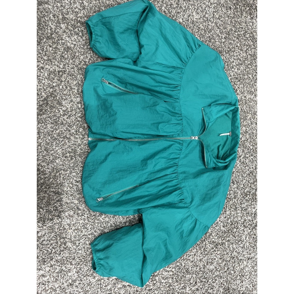 Women's Free People cropped‎ Green Jacket (1943)